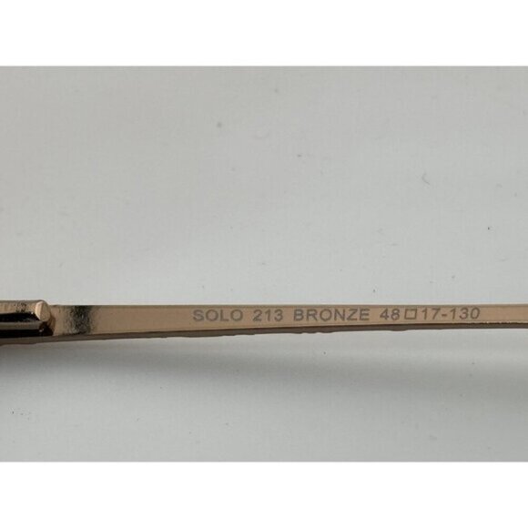 SOLO COLLECTION - SOLO 213 BRONZE 48-17-130 Metal Glasses Frames - Picture 8 of 10